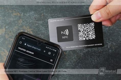 nfc & qr code business card|what frequency does nfc use.